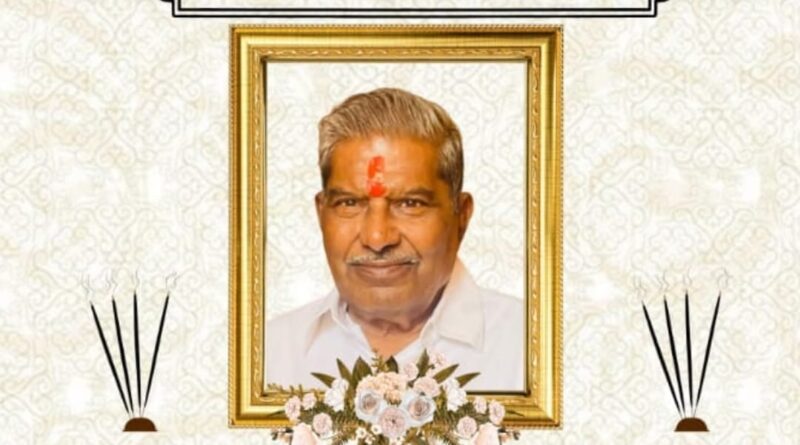 श्रद्धांजलि वरिष्ठ पत्रकार स्व.जसराज जैन जी.. सत्ता से ऊपर सत्य को रखा…